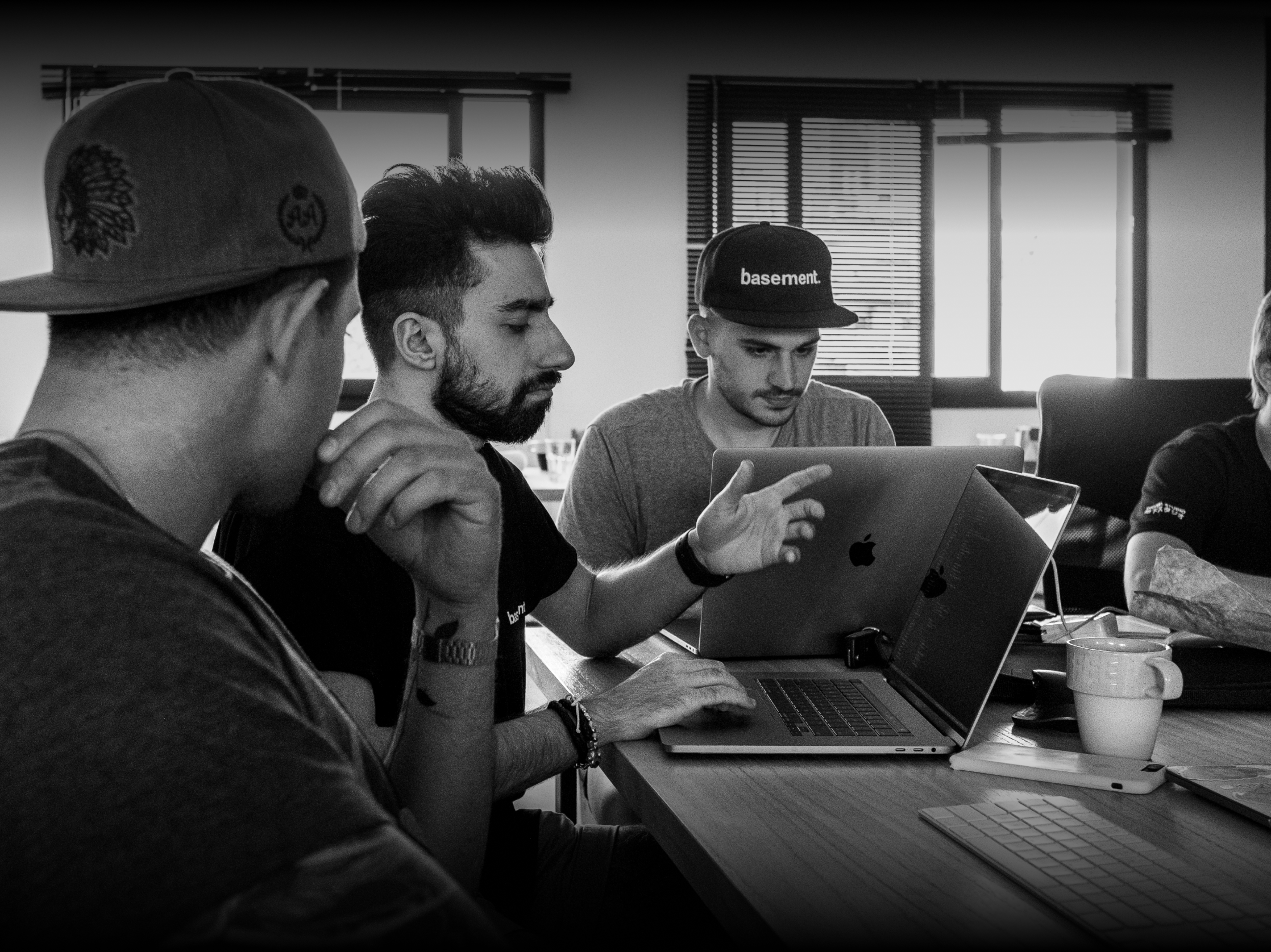 Mano, Mike and Edo 'working'